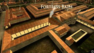 Animation of ancient Roman Fort in Caerleon Wales [upl. by Nador818]