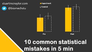 Ten Statistical Mistakes in 5 Min [upl. by Atnahsa]