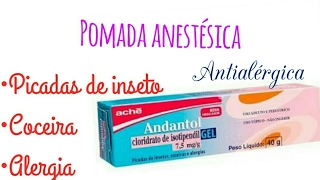 Resenha PomadaAndantol Gel [upl. by Etiam677]